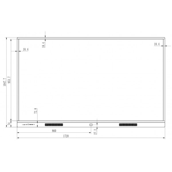 Интерактивный дисплей 75” Hisense HN75WR80U